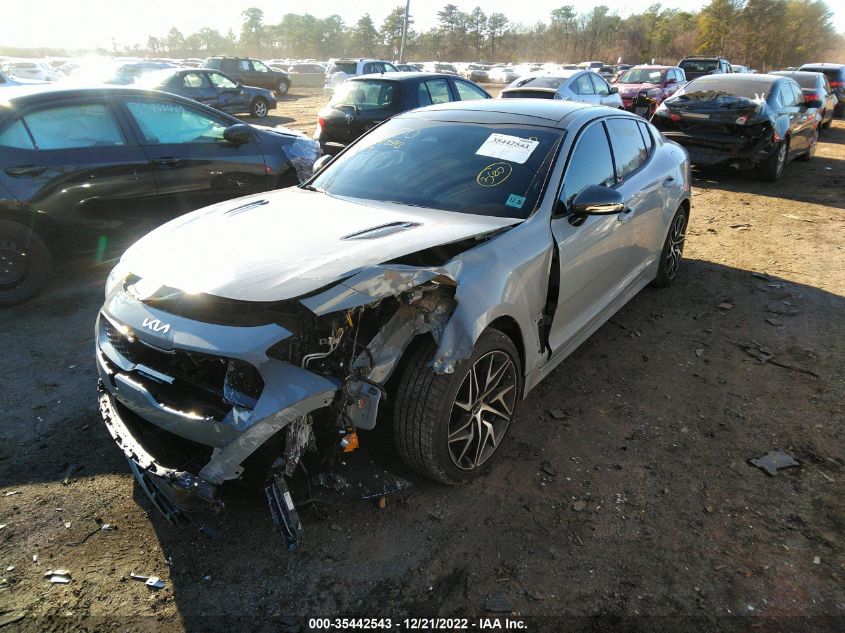 2022 KIA STINGER GT-LINE VIN: KNAE35LD9N6113553