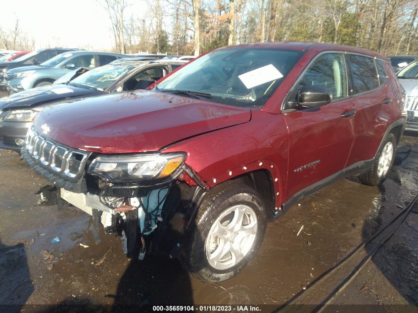 2022 JEEP COMPASS SPORT VIN: 3C4NJCAB3NT172666