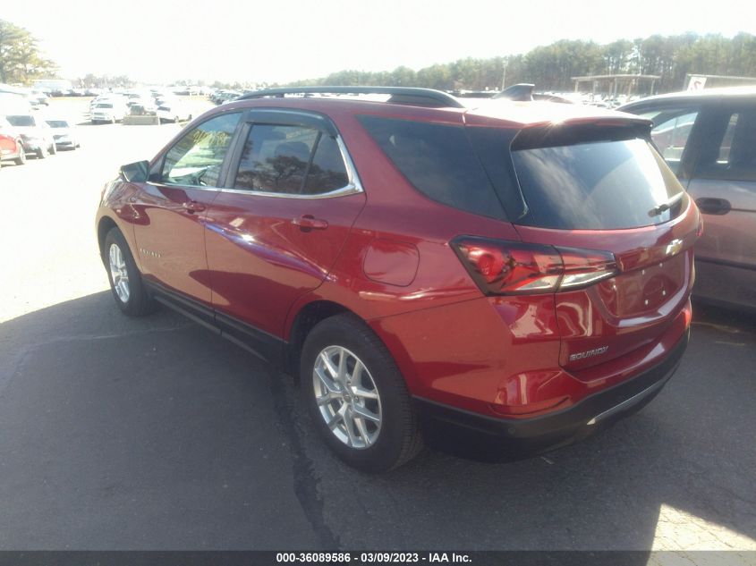 2022 CHEVROLET EQUINOX LT VIN: 3GNAXUEV7NL120309