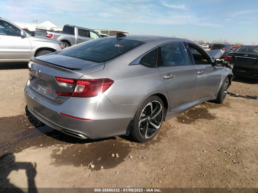 2021 HONDA ACCORD SEDAN SPORT VIN: 1HGCV1F31MA023861