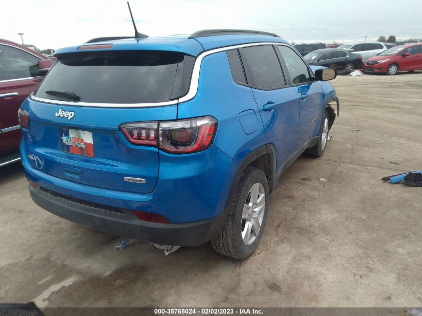 2022 JEEP COMPASS LATITUDE VIN: 3C4NJDBB0NT155117