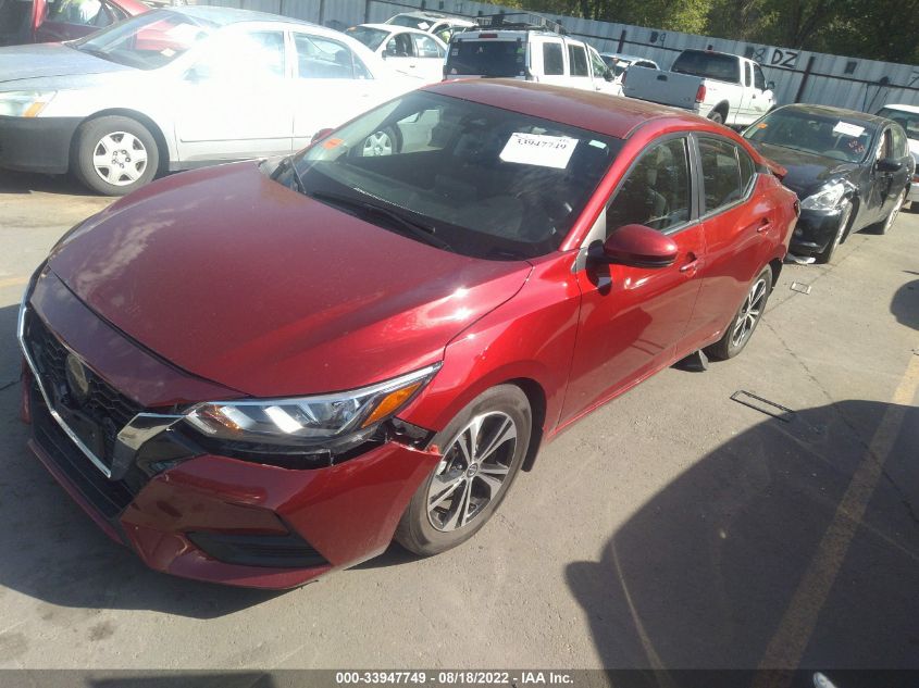 2020 NISSAN SENTRA SV VIN: 3N1AB8CV4LY219223