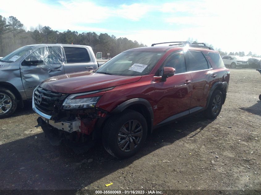 2022 NISSAN PATHFINDER SV VIN: 5N1DR3BA1NC240027