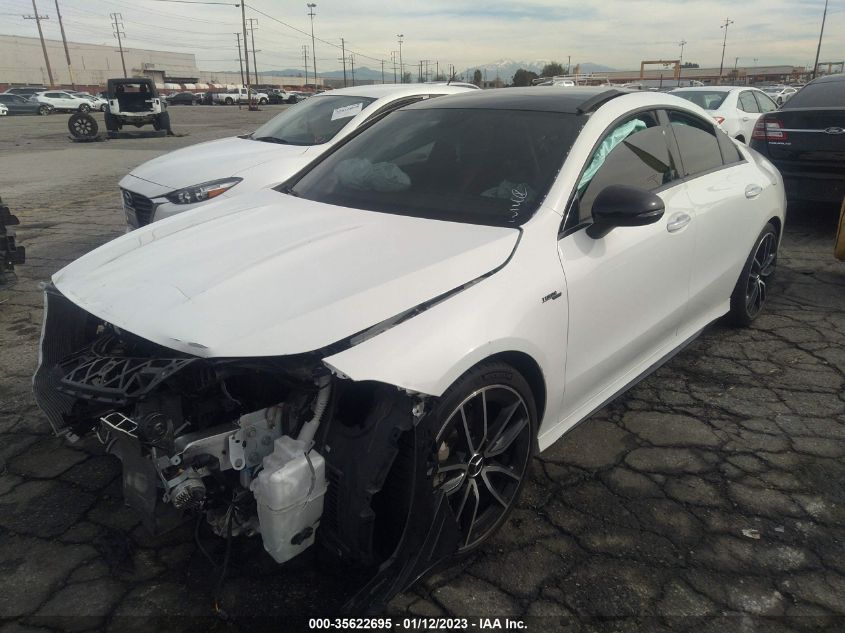 2022 MERCEDES-BENZ CLA AMG CLA 35 VIN: W1K5J5BB6NN289206