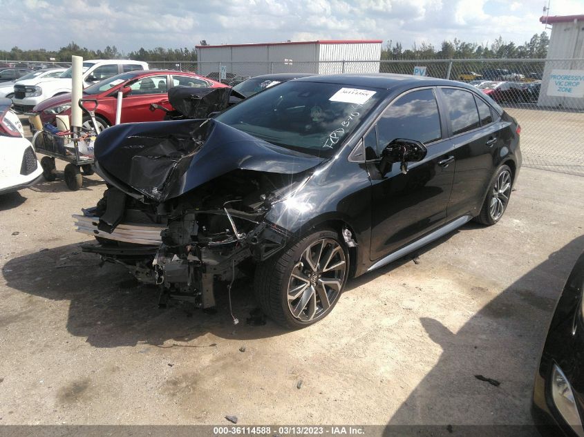 2022 TOYOTA COROLLA SE/SE NIGHTSHADE/APEX SE VIN: 5YFS4MCE7NP104381