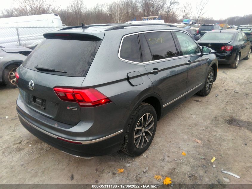 2020 VOLKSWAGEN TIGUAN SE/SEL/SE R-LINE BLACK VIN: 3VV2B7AX3LM093686