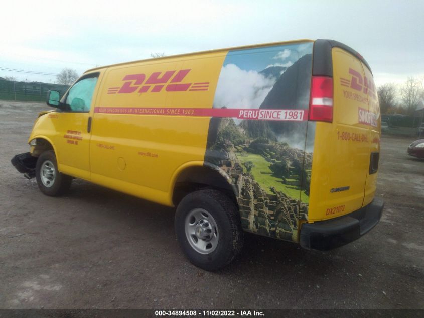 2021 CHEVROLET EXPRESS CARGO VAN VIN: 1GCWGAFP5M1166479