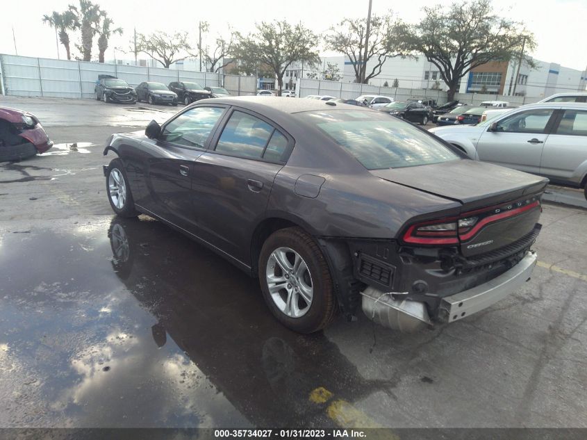 2022 DODGE CHARGER SXT VIN: 2C3CDXBGXNH141010