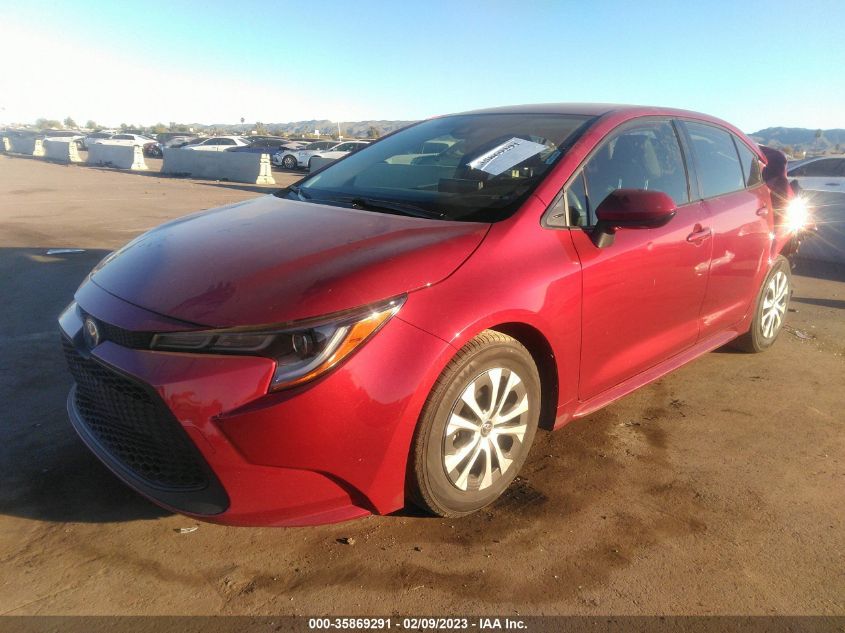 2022 TOYOTA COROLLA HYBRID LE VIN: JTDEAMDEXNJ046517