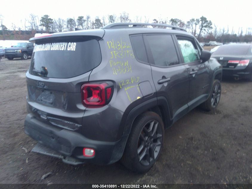2021 JEEP RENEGADE 80TH ANNIVERSARY VIN: ZACNJDB10MPM44511