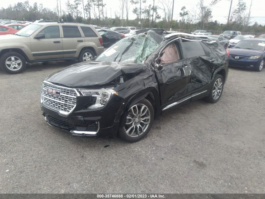 2022 GMC TERRAIN DENALI VIN: 3GKALXEV0NL154652