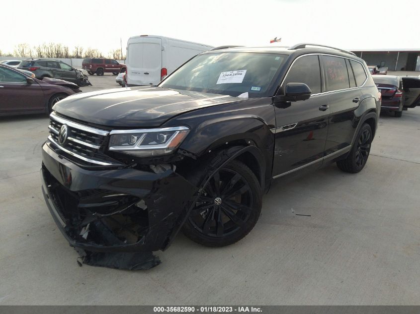 2022 VOLKSWAGEN ATLAS 3.6L V6 SEL PREMIUM VIN: 1V2FR2CA0NC514595