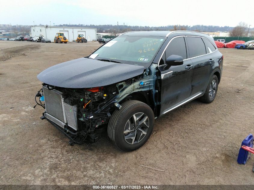 2022 KIA SORENTO HYBRID S VIN: KNDRGDLG8N5108606