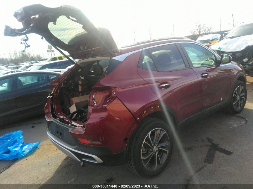 2022 BUICK ENCORE GX SELECT VIN: KL4MMESL3NB141922