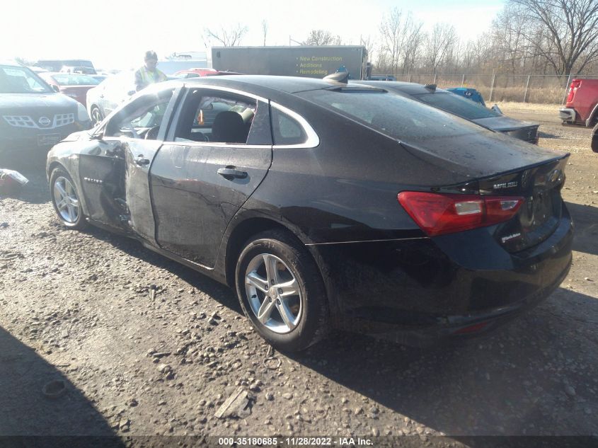 2022 CHEVROLET MALIBU LS VIN: 1G1ZB5ST1NF191768