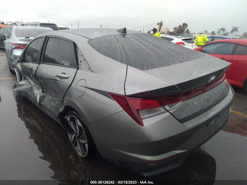 2023 HYUNDAI ELANTRA SEL VIN: KMHLS4AG5PU402136