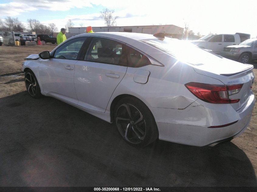 2022 HONDA ACCORD SEDAN SPORT SE VIN: 1HGCV1F47NA041145