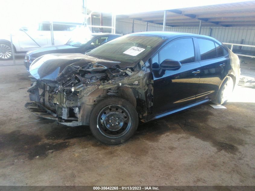 2022 TOYOTA COROLLA LE VIN: 5YFEPMAE4NP300155