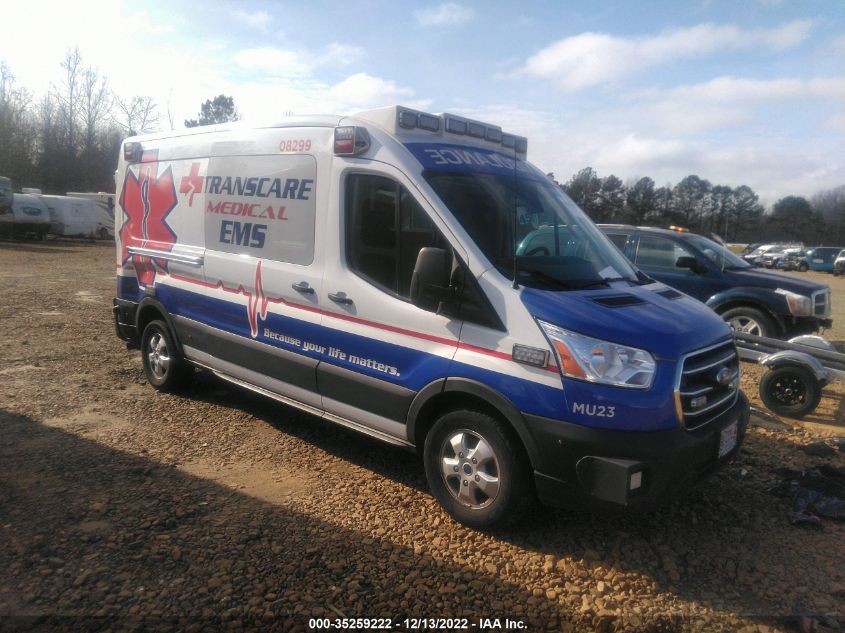 2020 FORD TRANSIT CARGO VAN VIN: 1FDBR1CG4LKB50307