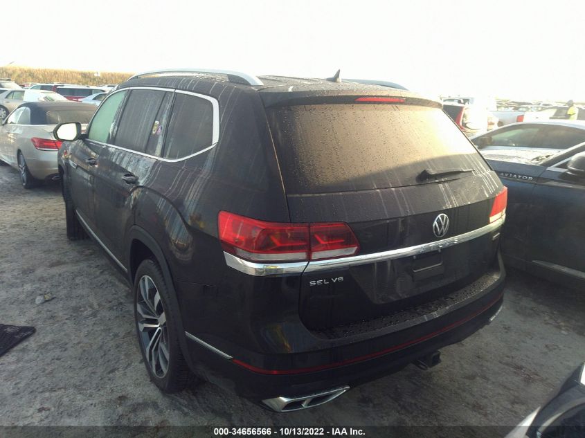 2021 VOLKSWAGEN ATLAS 3.6L V6 SEL PREMIUM VIN: 1V2FR2CA4MC559800