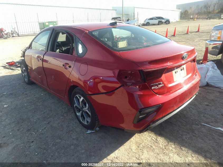 2021 KIA FORTE LXS VIN: 3KPF24AD2ME400877