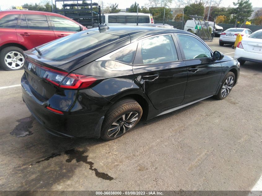2022 HONDA CIVIC HATCHBACK EX-L VIN: 19XFL1H73NE002431