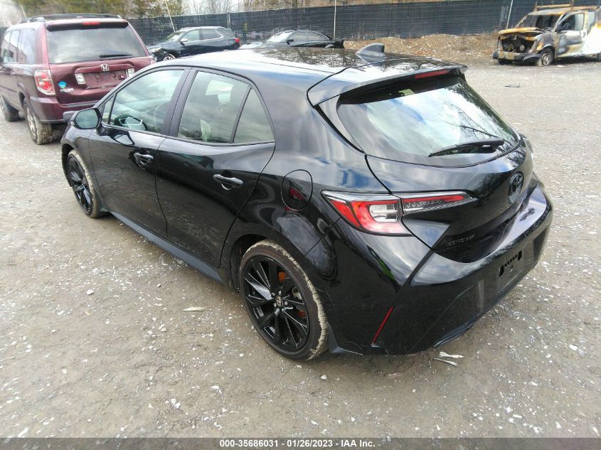 2022 TOYOTA COROLLA HATCHBACK SE/NIGHTSHADE/XSE VIN: JTND4MBE8N3159985