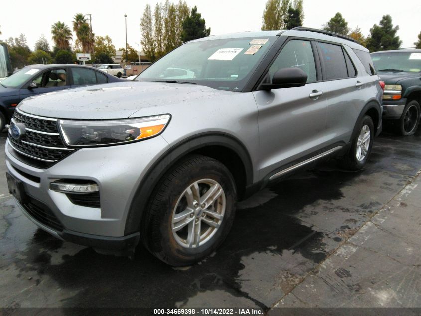 2022 FORD EXPLORER XLT VIN: 1FMSK8DH0NGB58415