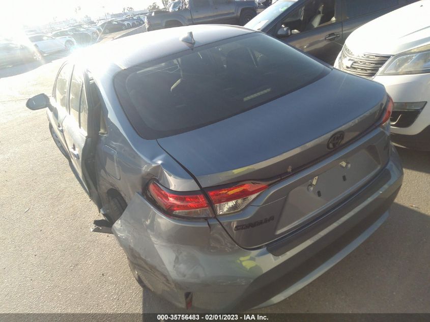 2022 TOYOTA COROLLA LE VIN: JTDEPMAE7N3031433