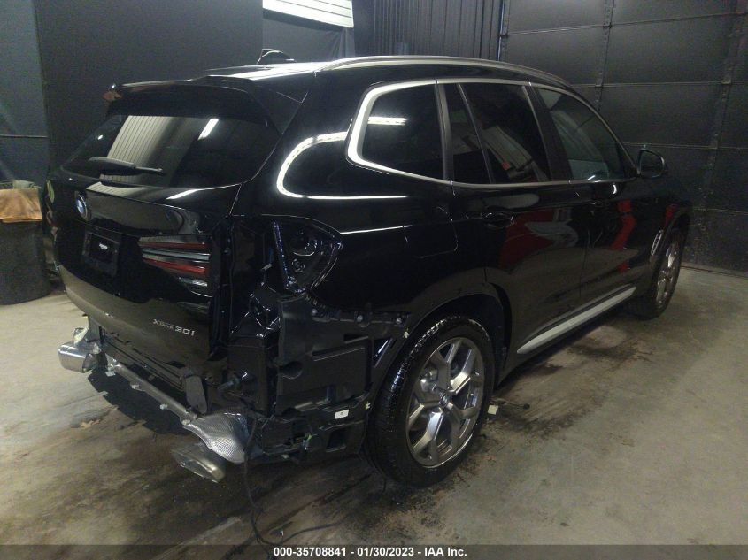 2022 BMW X3 XDRIVE30I VIN: WBX57DP0XNN147339