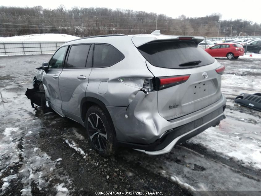 2021 TOYOTA HIGHLANDER XSE VIN: 5TDJZRBH1MS140708