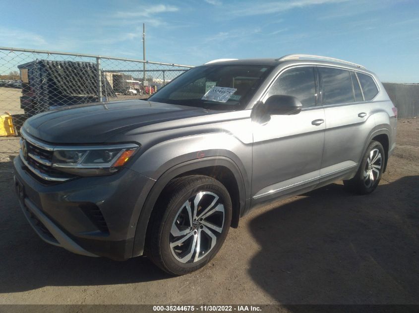 2021 VOLKSWAGEN ATLAS 2.0T SEL PREMIUM VIN: 1V2TP2CA5MC552797
