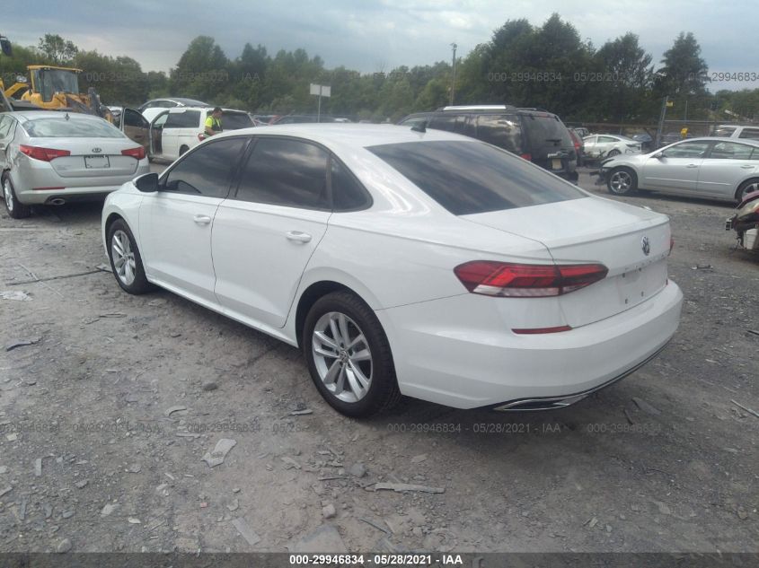 2020 VOLKSWAGEN PASSAT 2.0T S VIN: 1VWAA7A3XLC004396