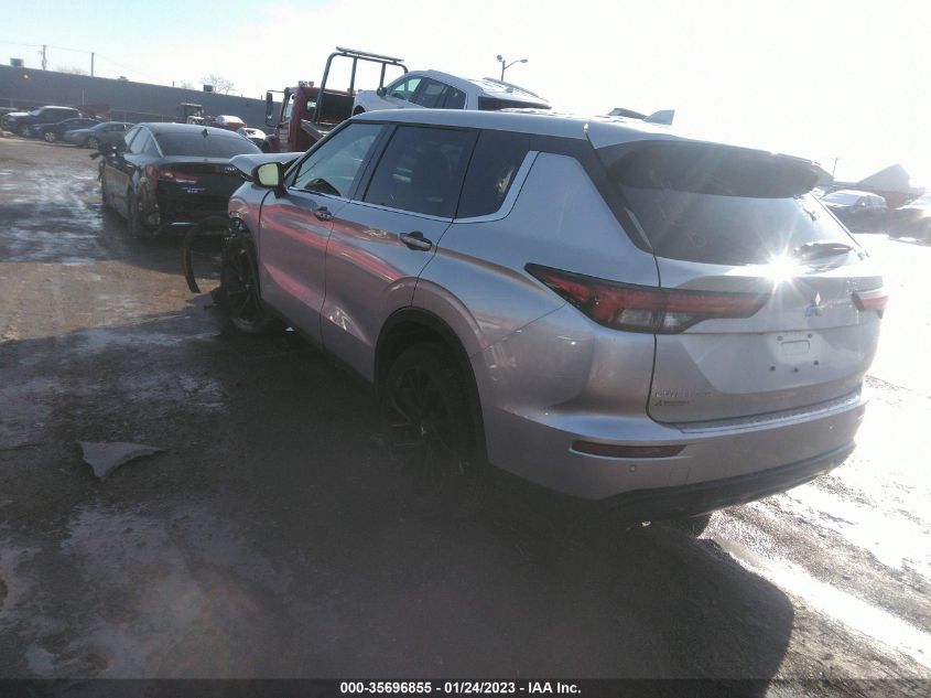 2022 MITSUBISHI OUTLANDER SE VIN: JA4J4UA88NZ078236
