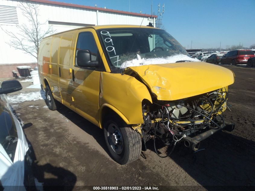 2020 CHEVROLET EXPRESS CARGO VAN VIN: 1GCWGAFP3L1157584