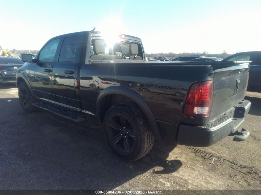2021 RAM 1500 CLASSIC WARLOCK VIN: 1C6RR6GG3MS545159