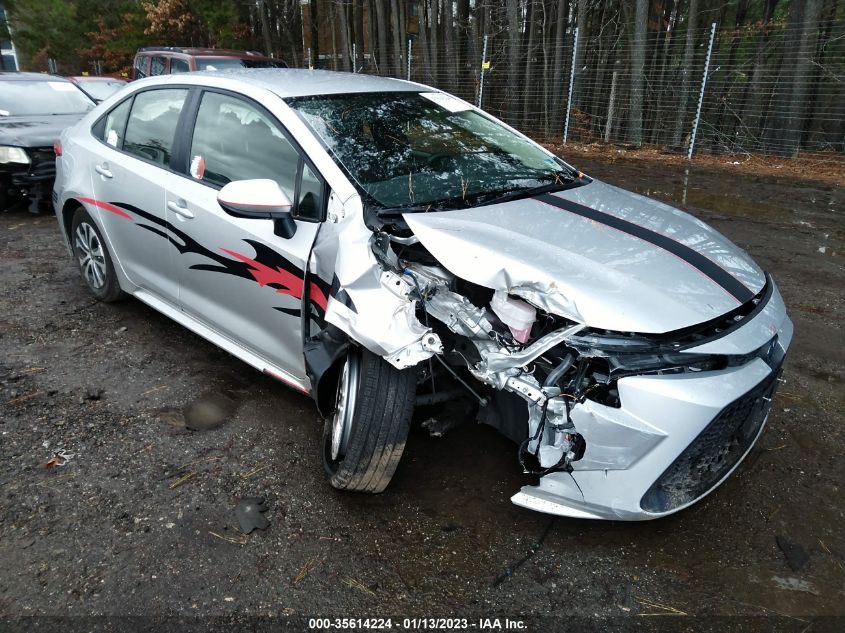 2022 TOYOTA COROLLA HYBRID LE VIN: JTDEAMDE3NJ037352
