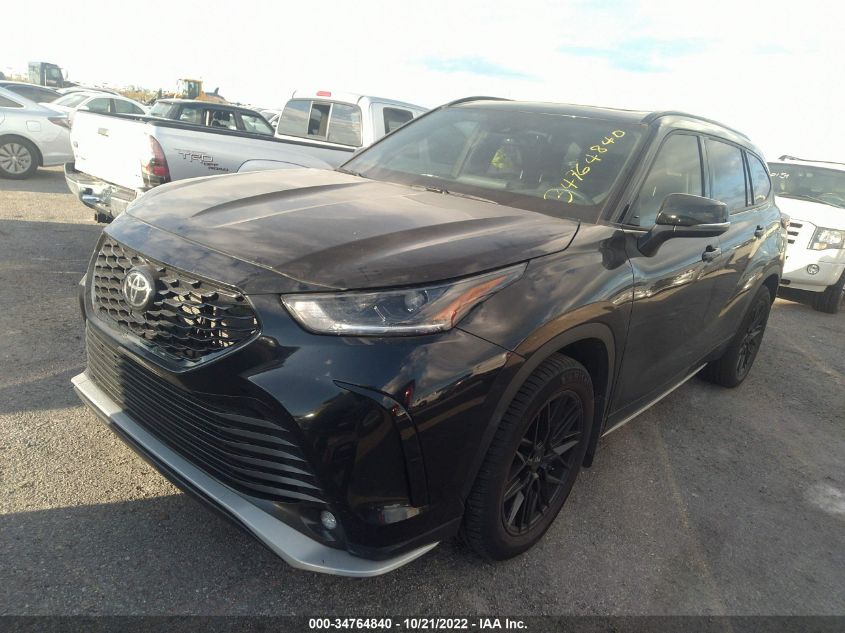 2021 TOYOTA HIGHLANDER XSE VIN: 5TDLZRBH4MS149055