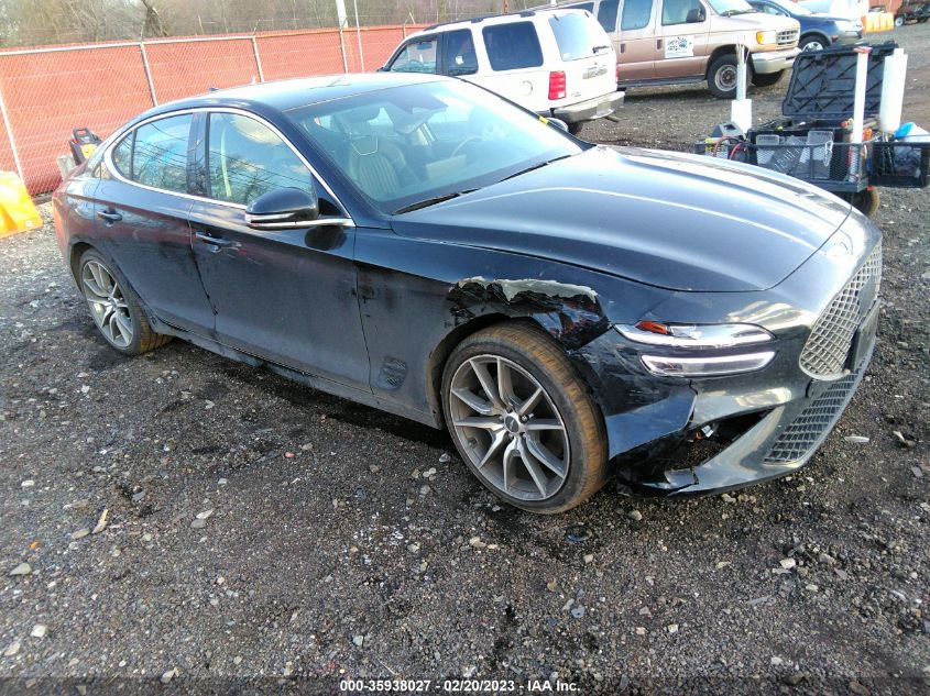 2022 GENESIS G70 3.3T VIN: KMTG54TE1NU081896