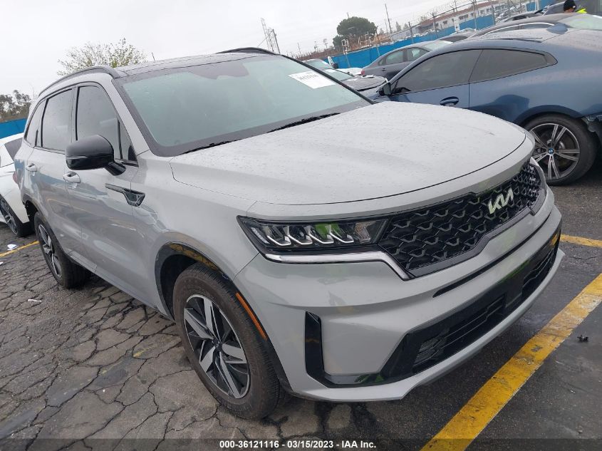 2022 KIA SORENTO EX VIN: 5XYRH4LF7NG138322