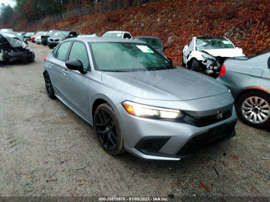2022 HONDA CIVIC SEDAN SPORT VIN: 2HGFE2F50NH599478