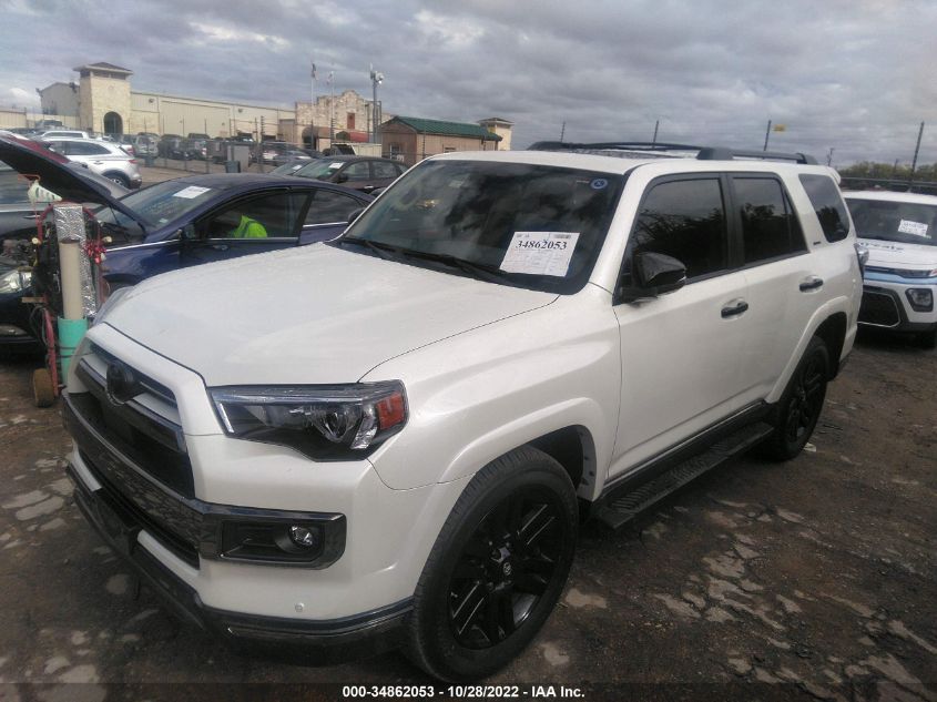 2021 TOYOTA 4RUNNER NIGHTSHADE VIN: JTEJU5JR7M5961718