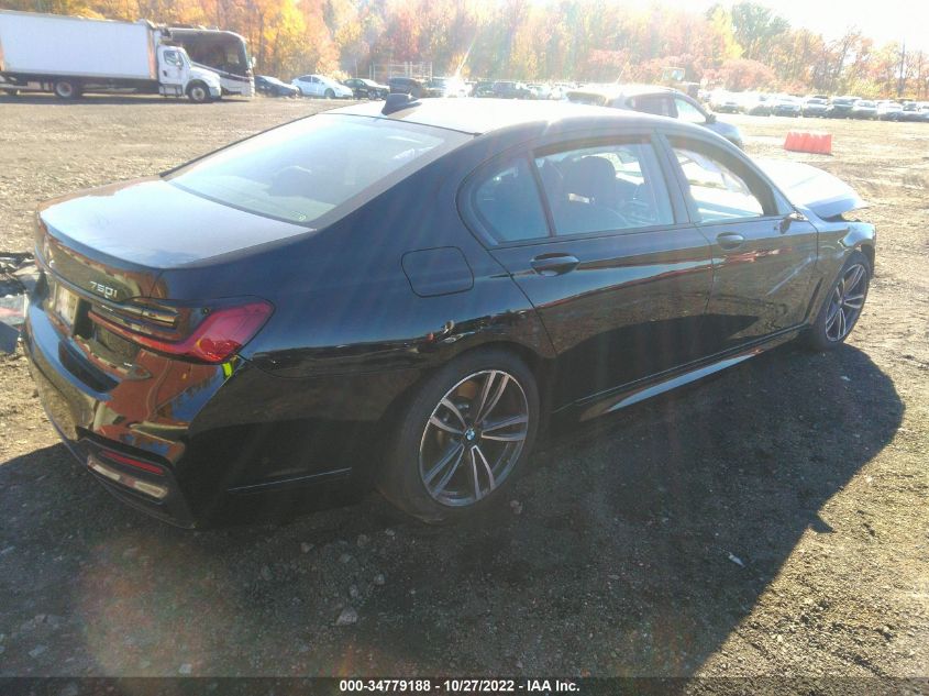 2022 BMW 7 SERIES 750I XDRIVE VIN: WBA7U2C01NCH39698
