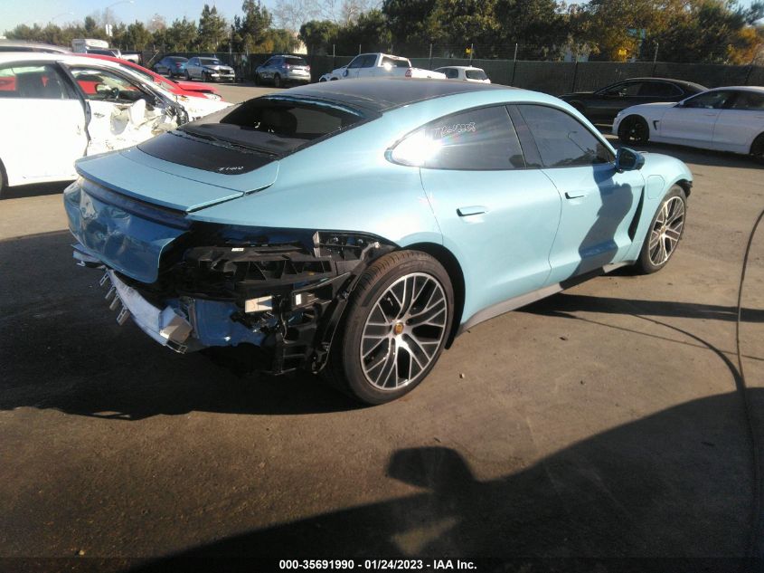 2022 PORSCHE TAYCAN VIN: WP0AA2Y17NSA16804