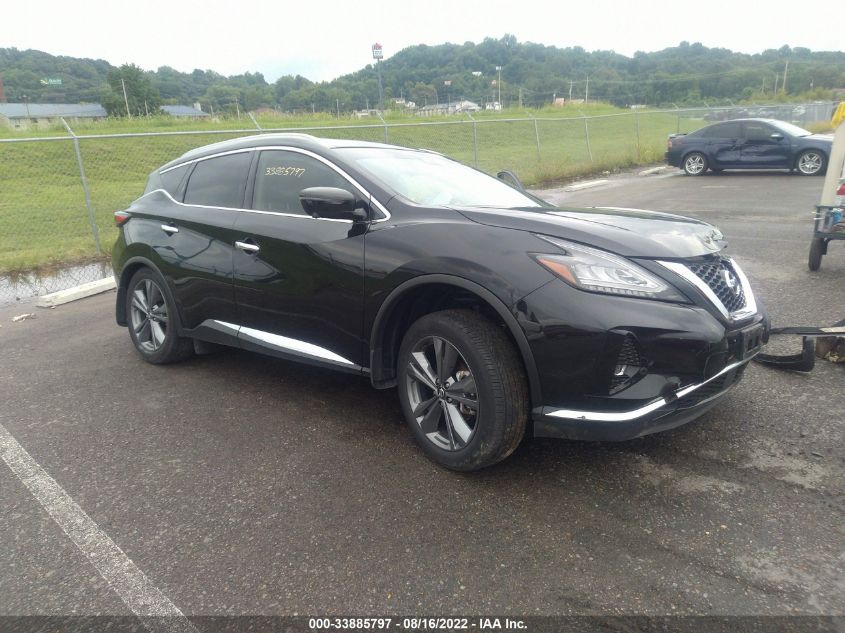 2021 NISSAN MURANO PLATINUM VIN: 5N1AZ2DS9MC132370