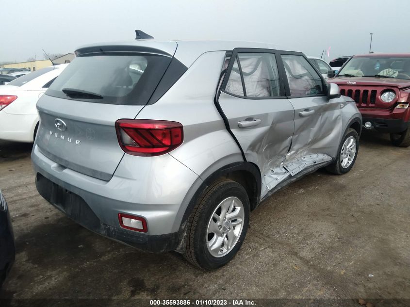 2022 HYUNDAI VENUE SE VIN: KMHRB8A34NU140721