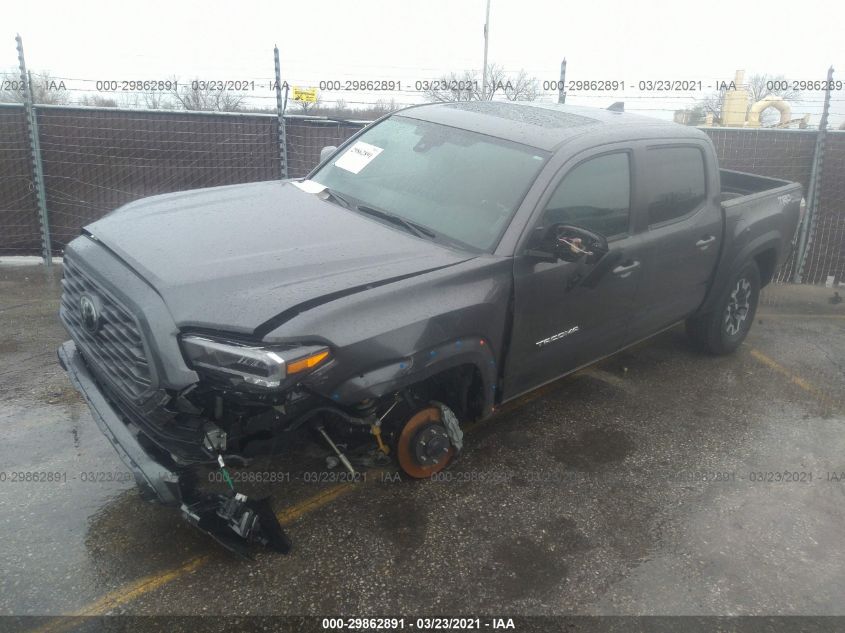 2020 TOYOTA TACOMA 4WD TRD OFF ROAD VIN: 5TFCZ5AN4LX240724