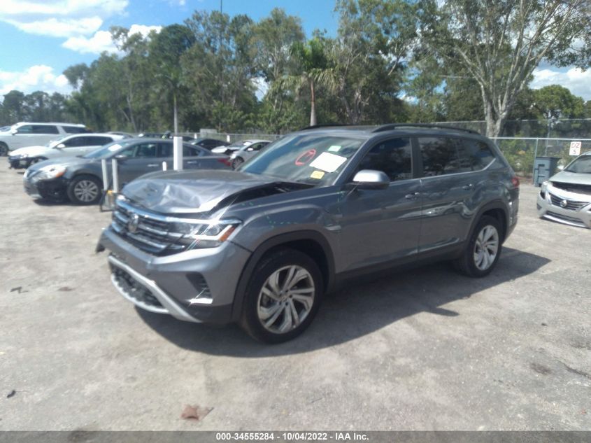 2021 VOLKSWAGEN ATLAS 3.6L V6 SE W/TECHNOLOGY VIN: 1V2JR2CA3MC508203