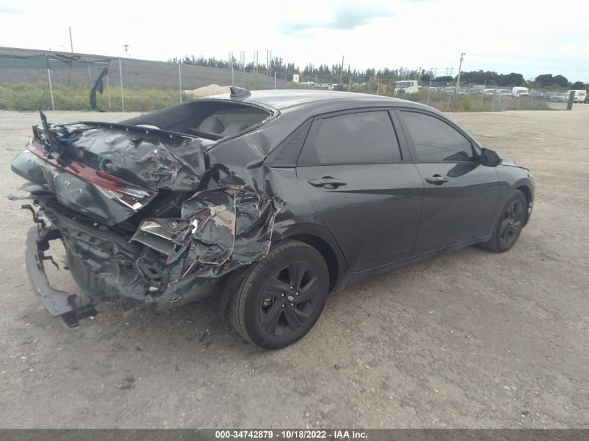 2021 HYUNDAI ELANTRA SEL VIN: 5NPLM4AG8MH007713
