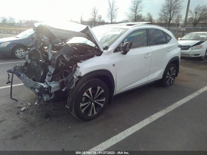 2021 LEXUS NX NX 300 F SPORT VIN: JTJSARDZ1M5021299